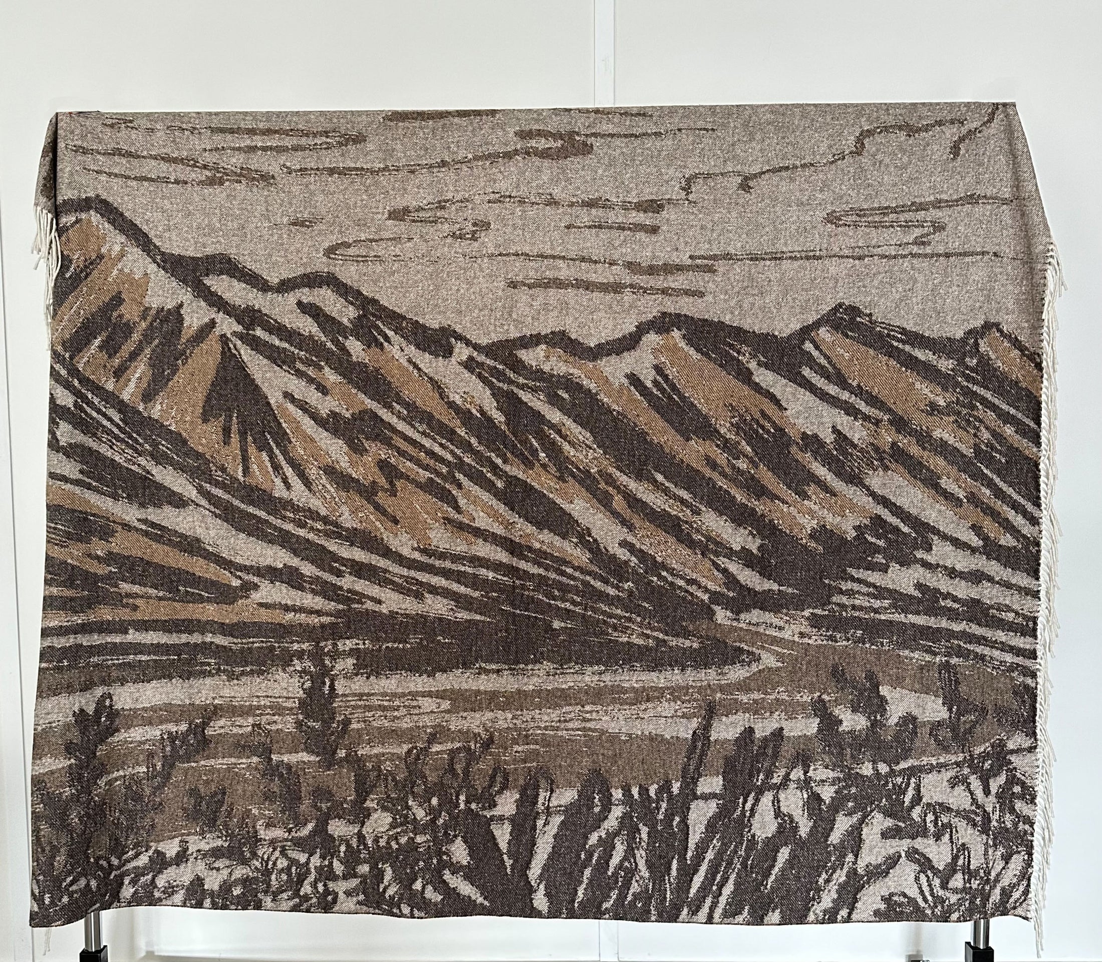 Throw Blanket - Mountain Scape (multiple color options)