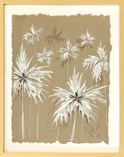 White Palms - Framed