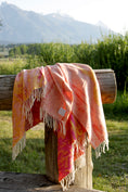 Load image into Gallery viewer, Jenn Griffith throw blanket - mountain pinks
