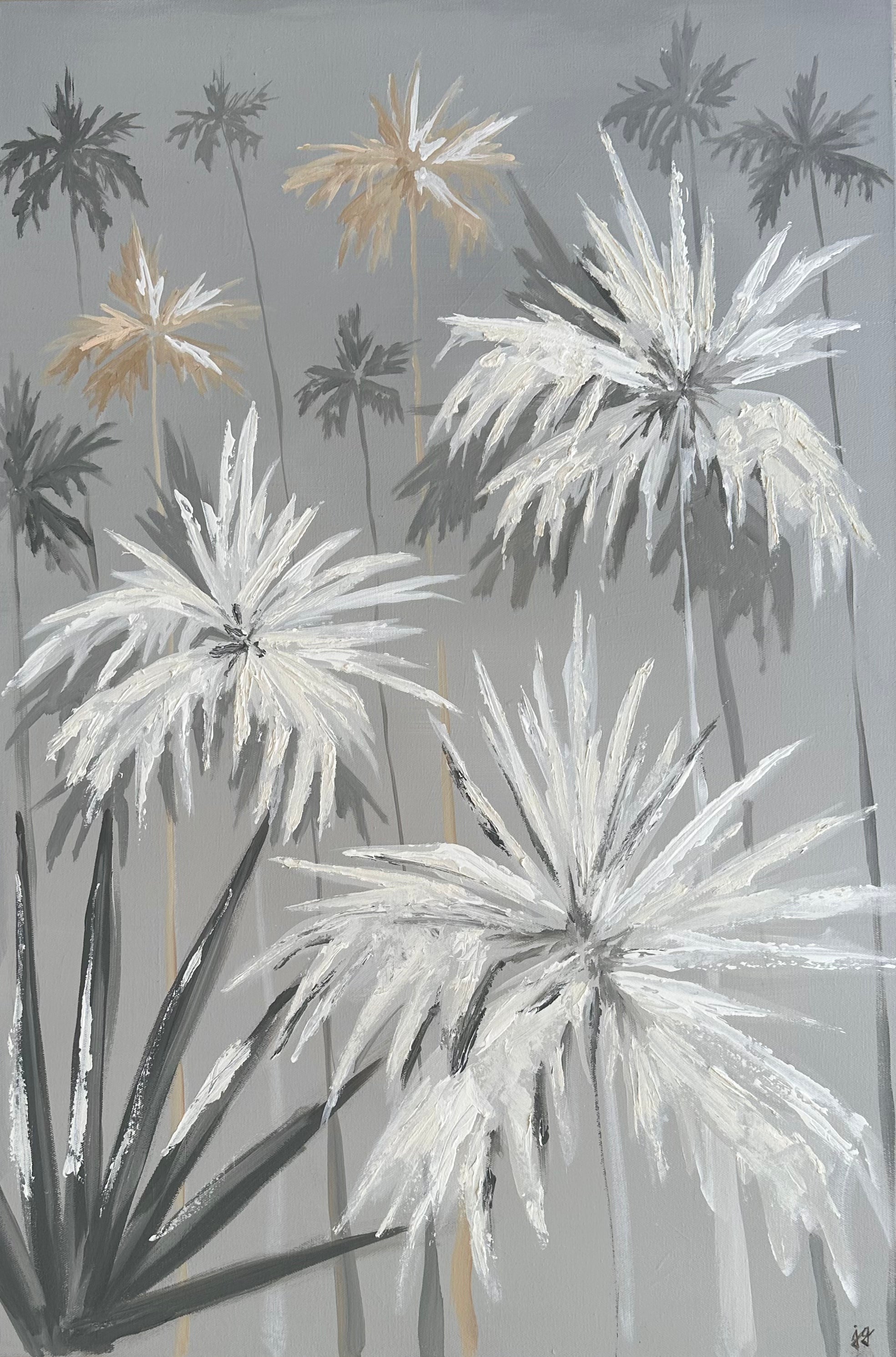 Monochrome Palms