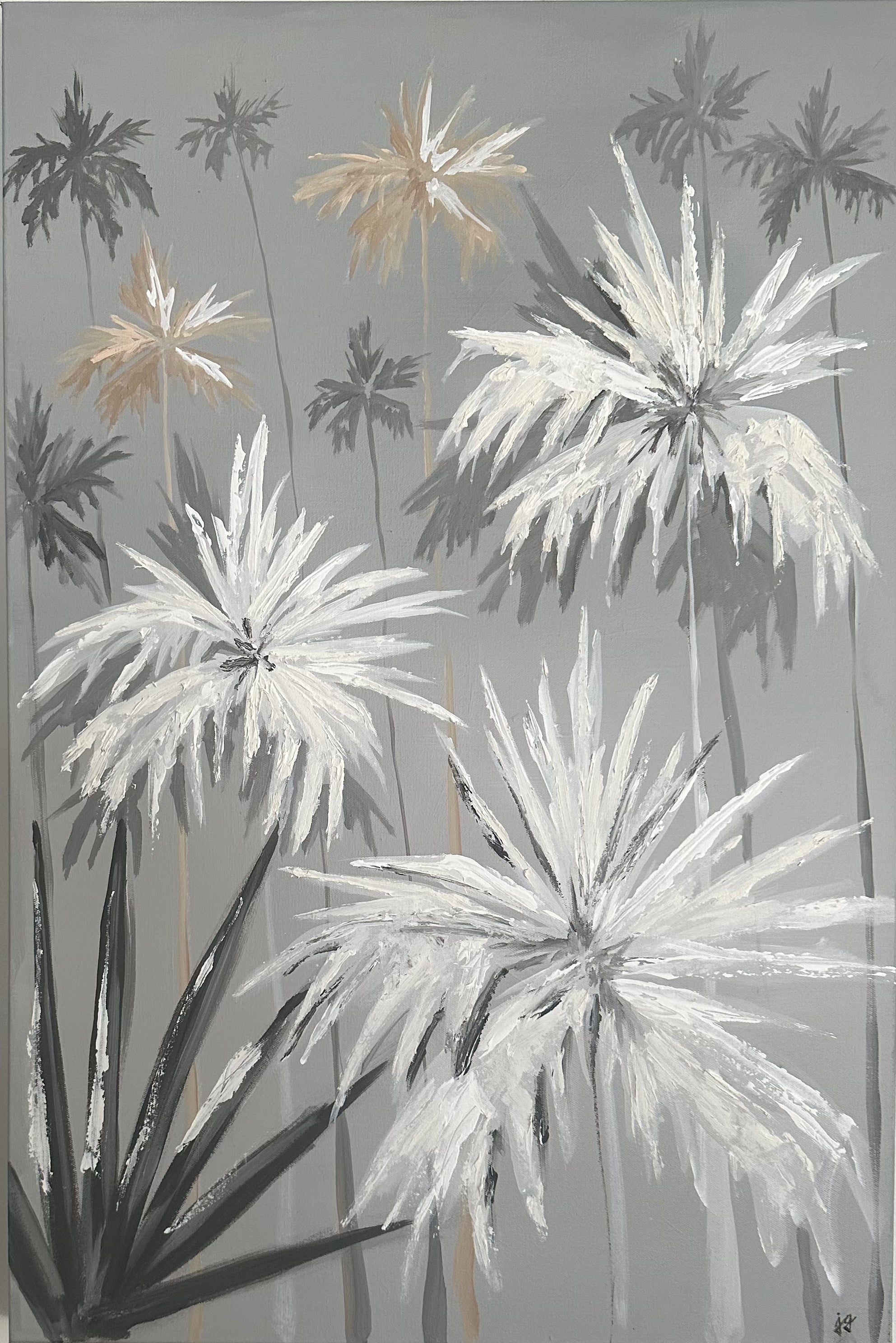 Monochrome Palms